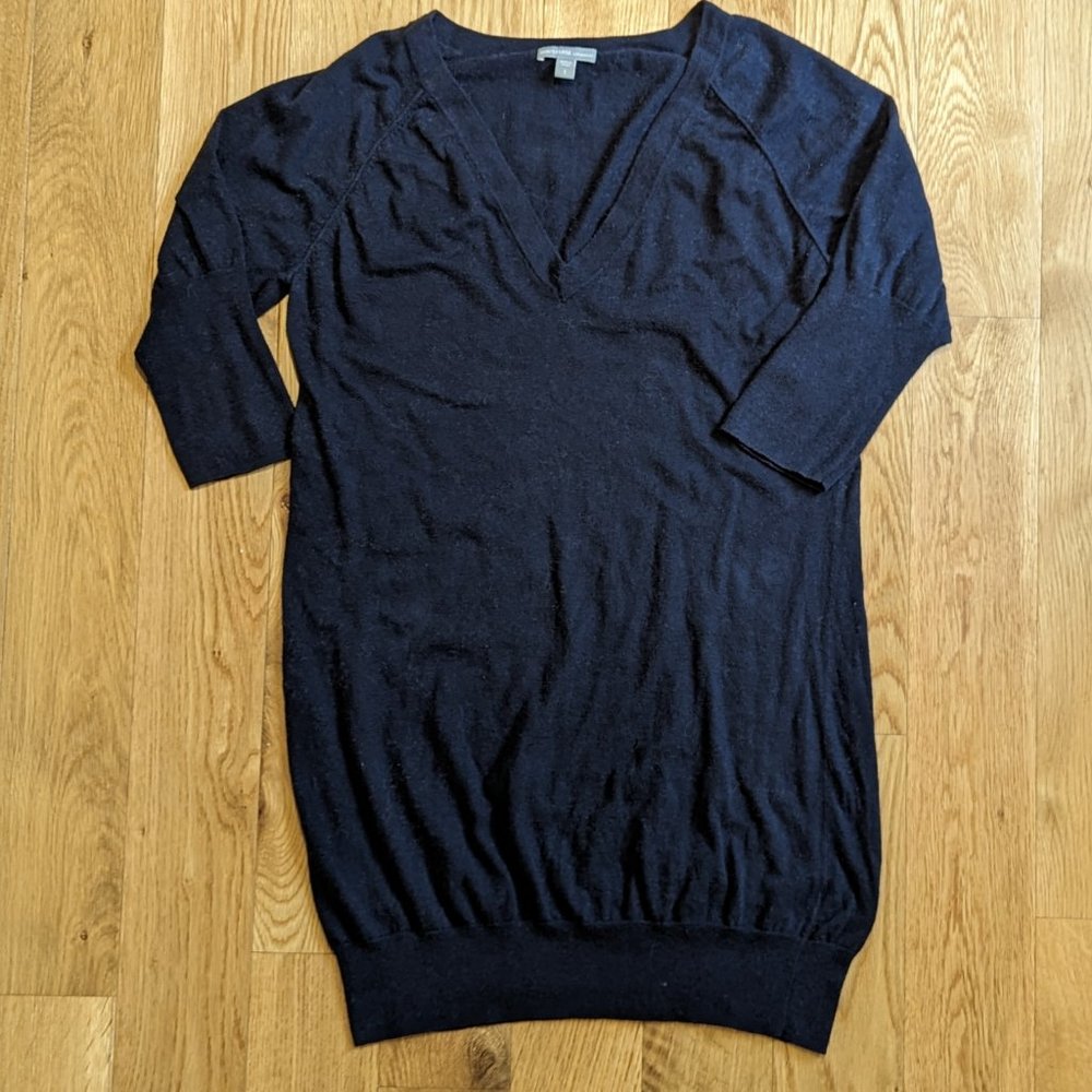 SOLD - James Perse v neck tunic sweater